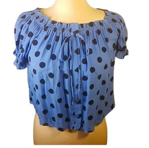 Zara polka dot  swing top